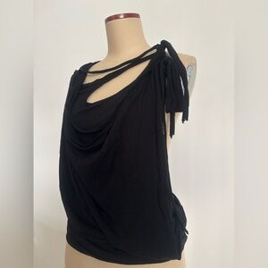 Fifth Avenue shoe repair Black Draped Top
